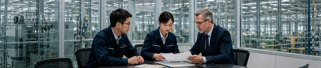 认证专家与企业人员核验申报材料